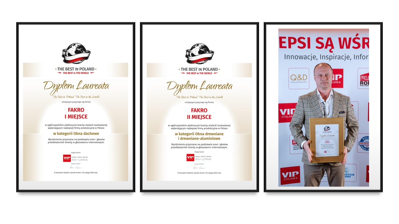 FAKRO w czołówce plebiscytu The Best in Poland