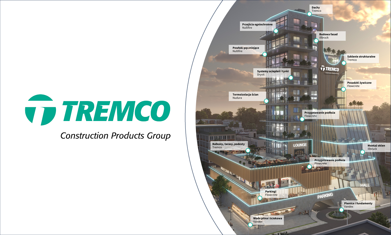 Połączenie spółek Tremco CPG Poland i Dryvit Systems USA (Europe)  – Tremco CPG działa w Polsce w ramach jednej firmy