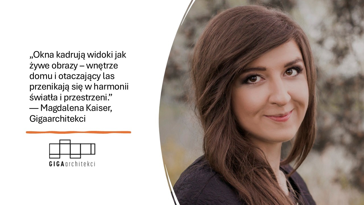 Dom sportowca w cieniu lasu wywiad z architekt Magdaleną Kaiser z pracowni Gigaarchitekci
