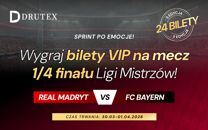 Mistrzowski konkurs dla dealerów – zwycięzcy obejrzą Ligę Mistrzów na Allianz Arena w loży VIP Drutex