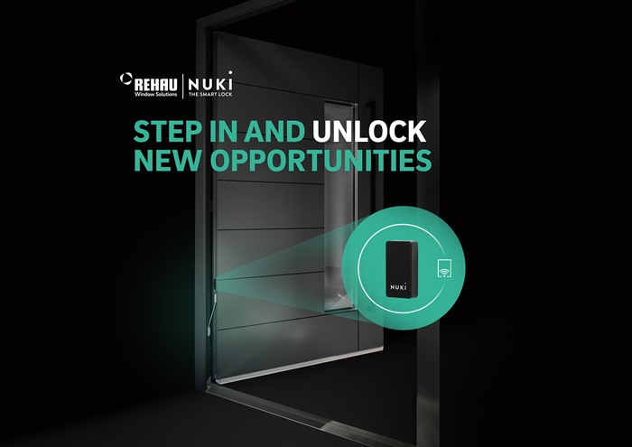 REHAU Window Solutions rozszerza ofertę o moduł NUKI do inteligentnej kontroli dostępu Nowość z Fensterbau Frontale 2026