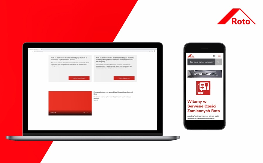 E-sklep i wyszukiwarka części zamiennych Roto dostepna już w Polsce